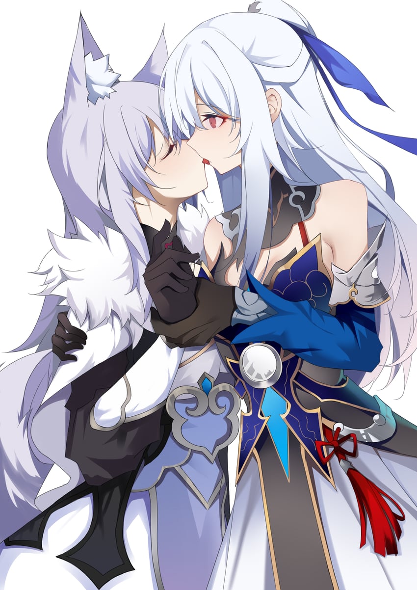 jingliu and baiheng (honkai and 1 more) drawn by sstarryart