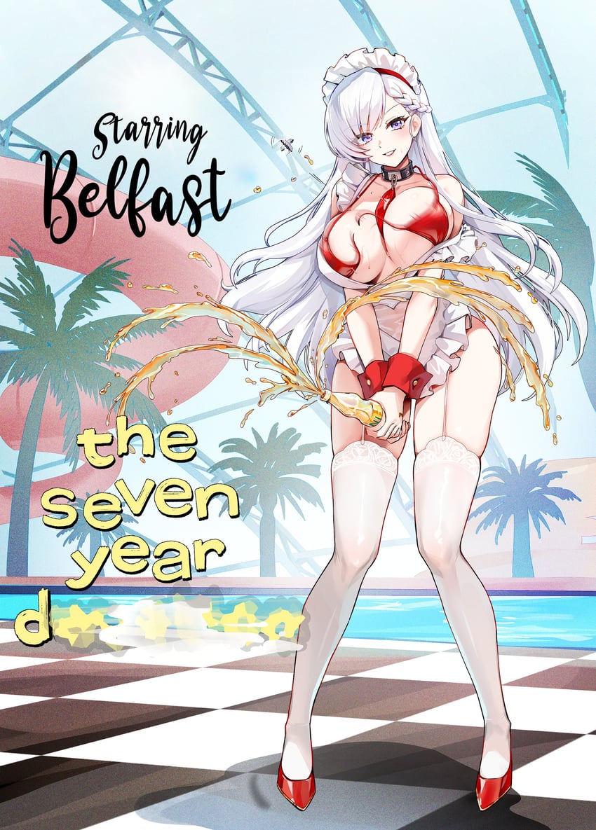 belfast (azur lane and 1 more) drawn by foxyreine