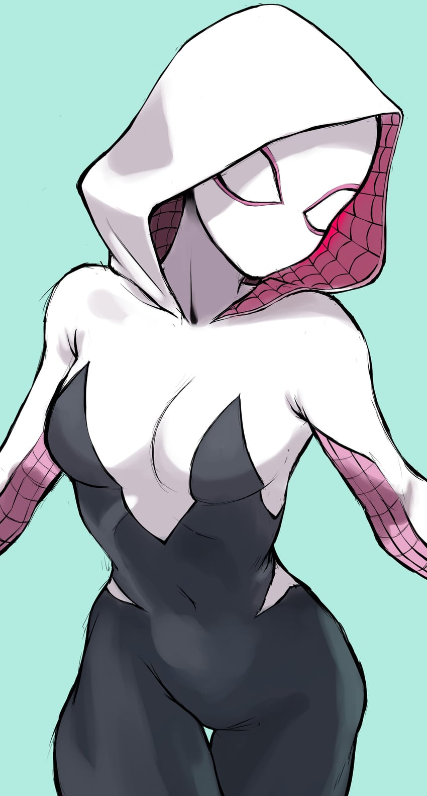 spider-gwen (marvel and 1 more) drawn by fengling_(furin-jp)