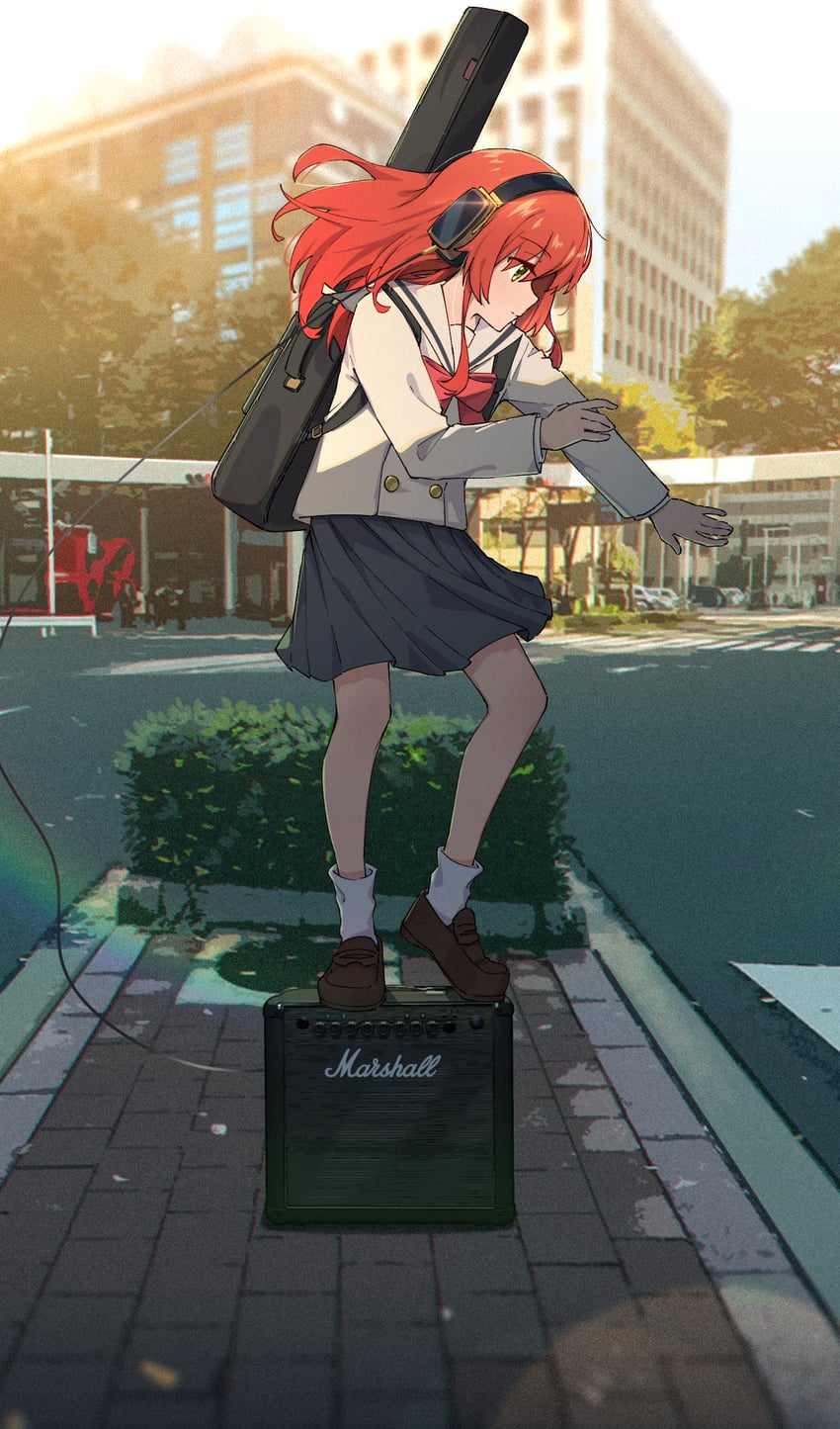 kita ikuyo (bocchi the rock! and 1 more) drawn by jl_tan
