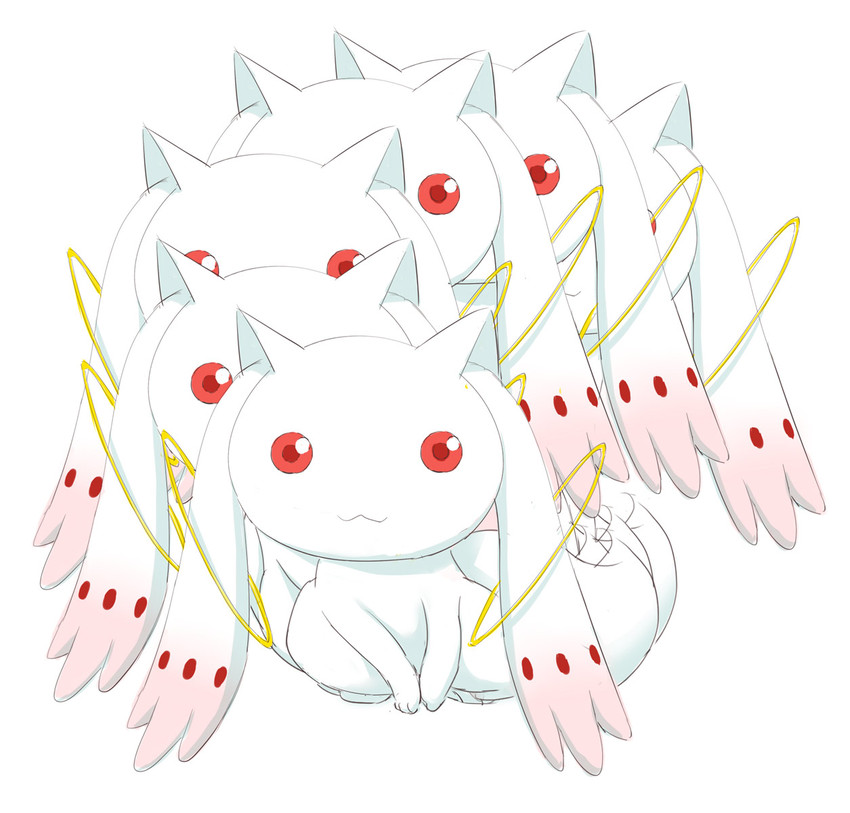 kyubey (mahou shoujo madoka magica and 1 more) drawn by 47agdragon