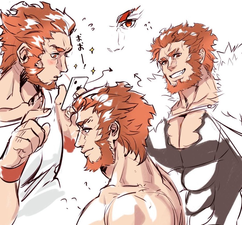 iskandar (fate and 1 more) drawn by kuuuuu_99