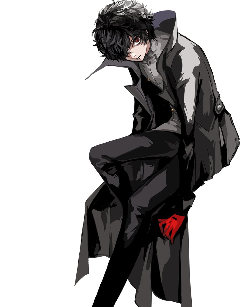 amamiya ren and joker (persona and 1 more) drawn by saichuu_(more1208)