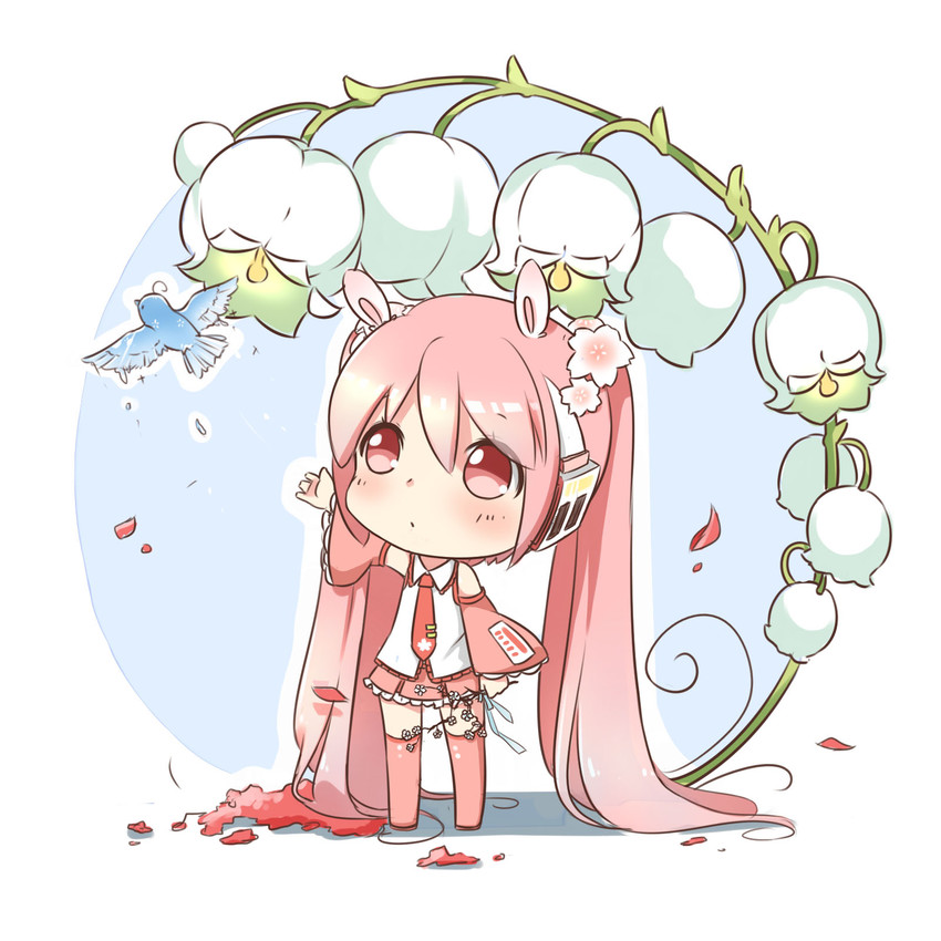 hatsune miku and sakura miku (vocaloid) drawn by kexi_shi_ge_hentai