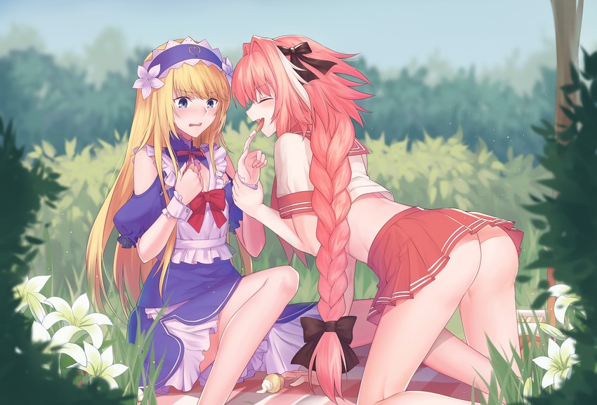 astolfo and chevalier d'eon (fate and 2 more) drawn by gogatsu_fukuin