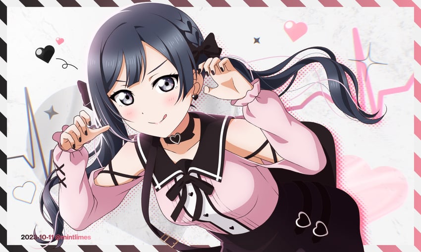 yuki setsuna (love live! and 1 more) drawn by mint_limes