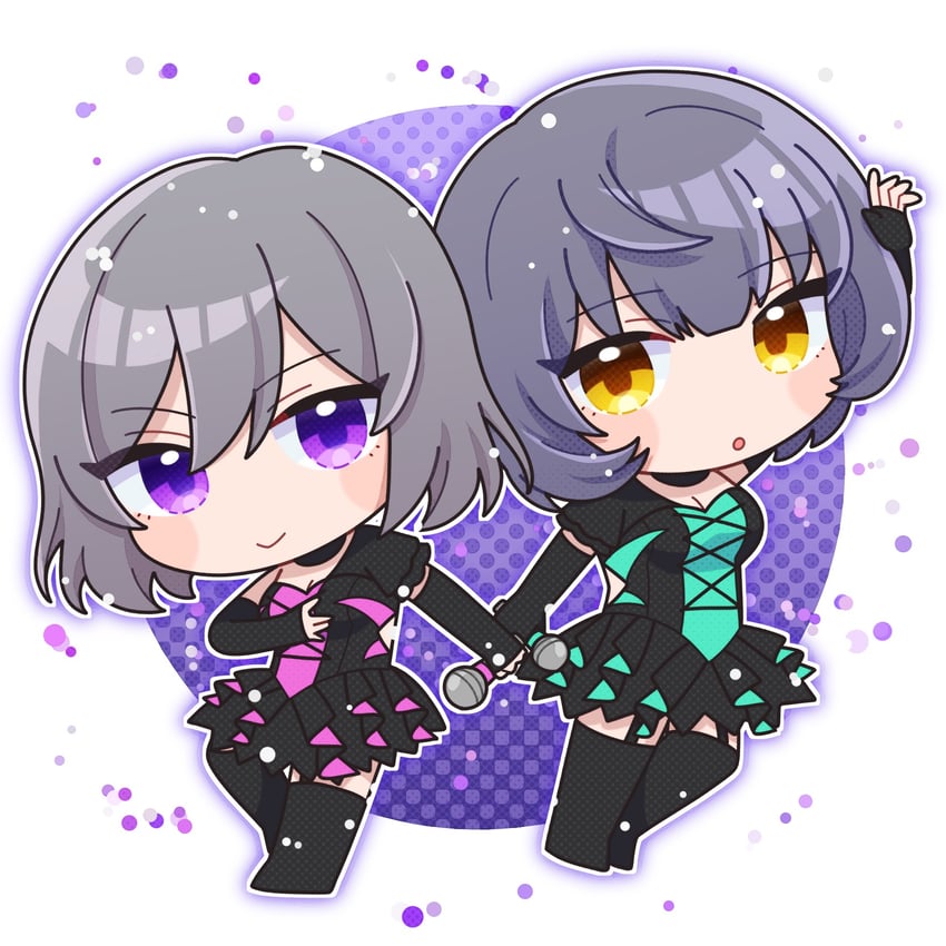kanzaki rio and igawa aoi (idoly pride) drawn by natori_nato