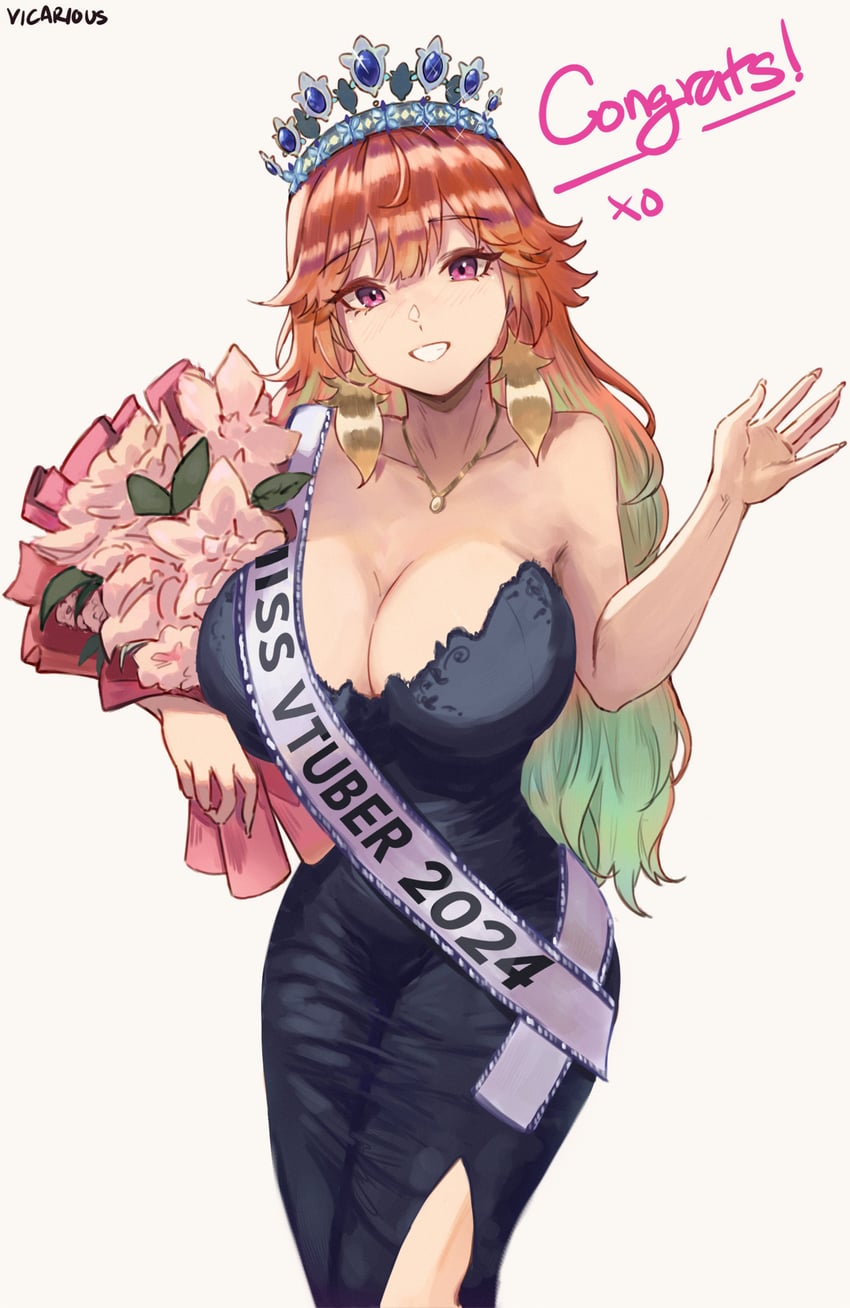 takanashi kiara (hololive and 1 more) drawn by vicarious