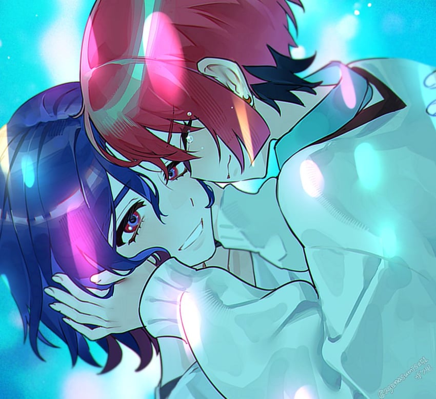 amate yuzuriha and shuji ito (gundam and 1 more) drawn by agenasumiso51