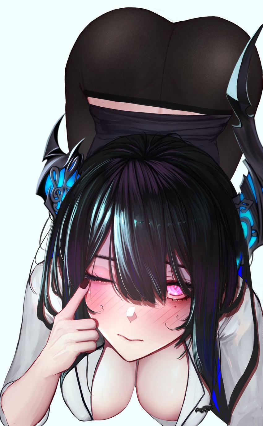nerissa ravencroft (hololive and 1 more) drawn by soju_ice