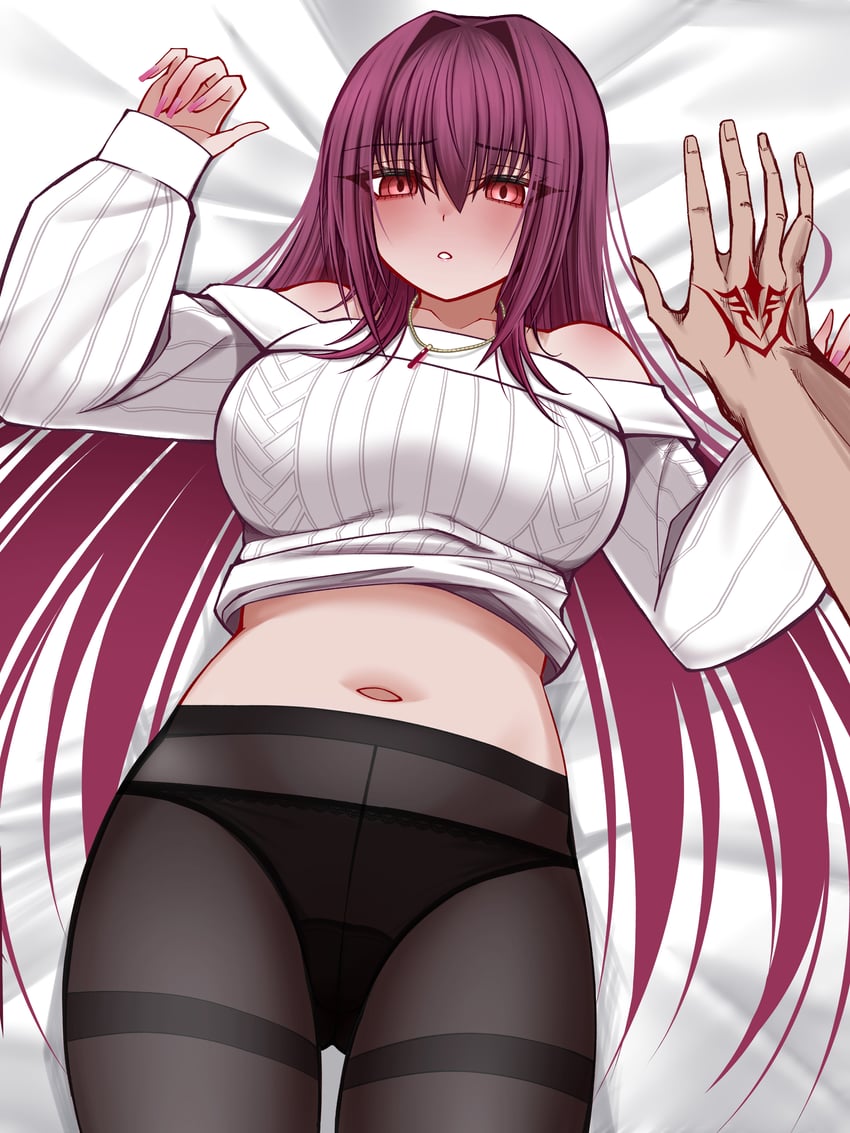 scathach (fate and 1 more) drawn by mcpc_zamurai