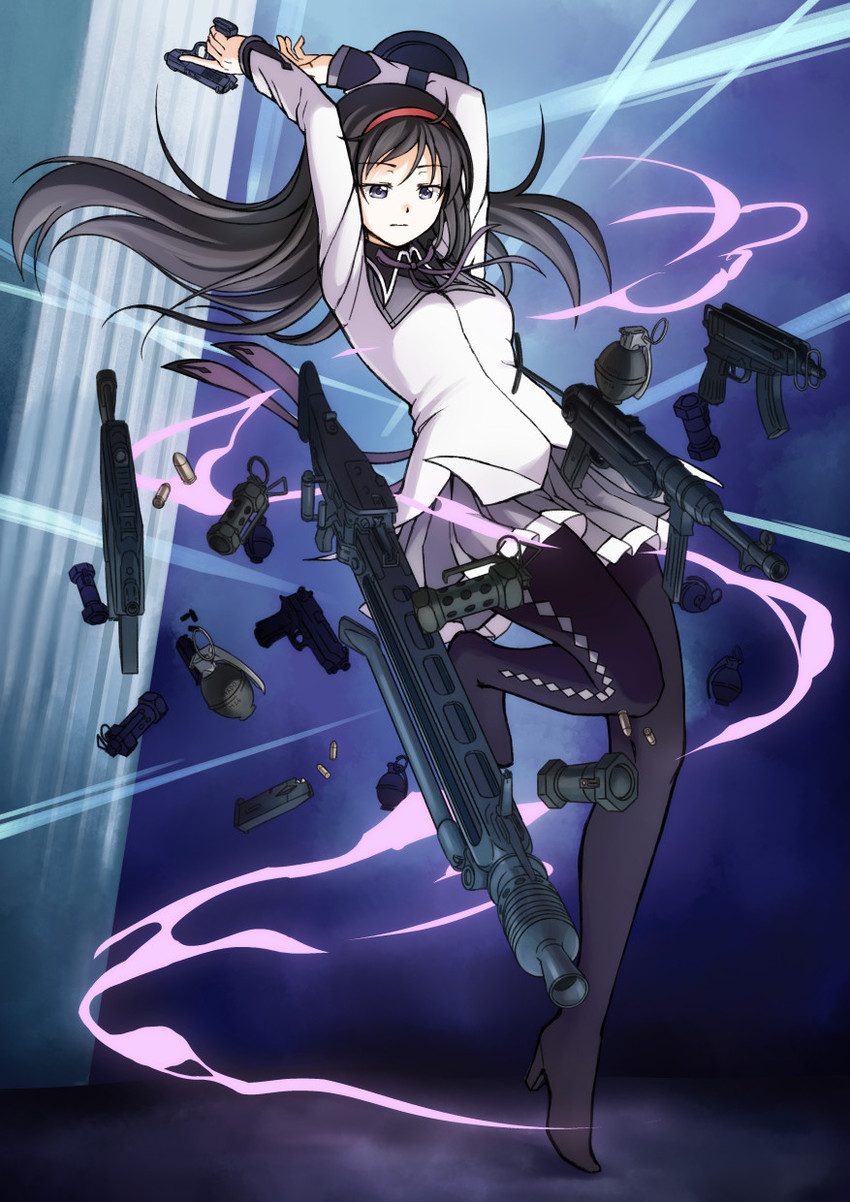 akemi homura (mahou shoujo madoka magica) drawn by pas_(paxiti)
