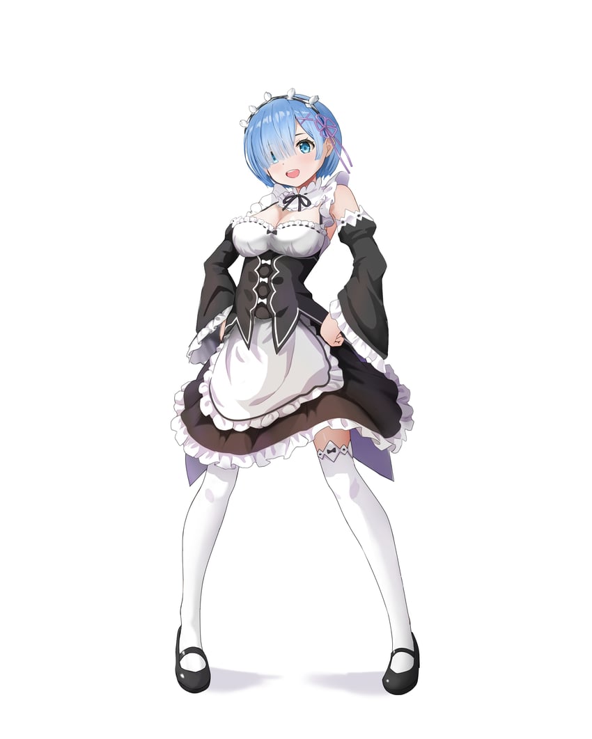rem (re:zero kara hajimeru isekai seikatsu) drawn by gibun_(sozoshu)