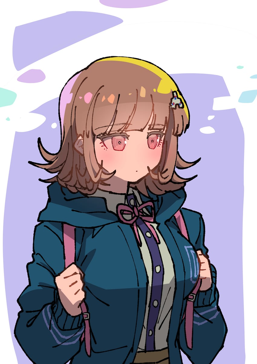 nanami chiaki (danganronpa and 1 more) drawn by youko-shima