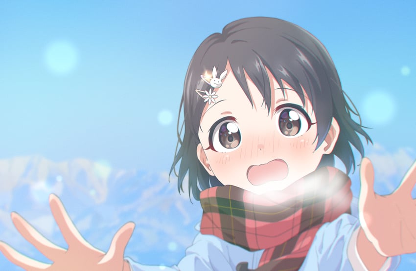 sasaki chie (idolmaster and 1 more) drawn by toma_(shinozaki)