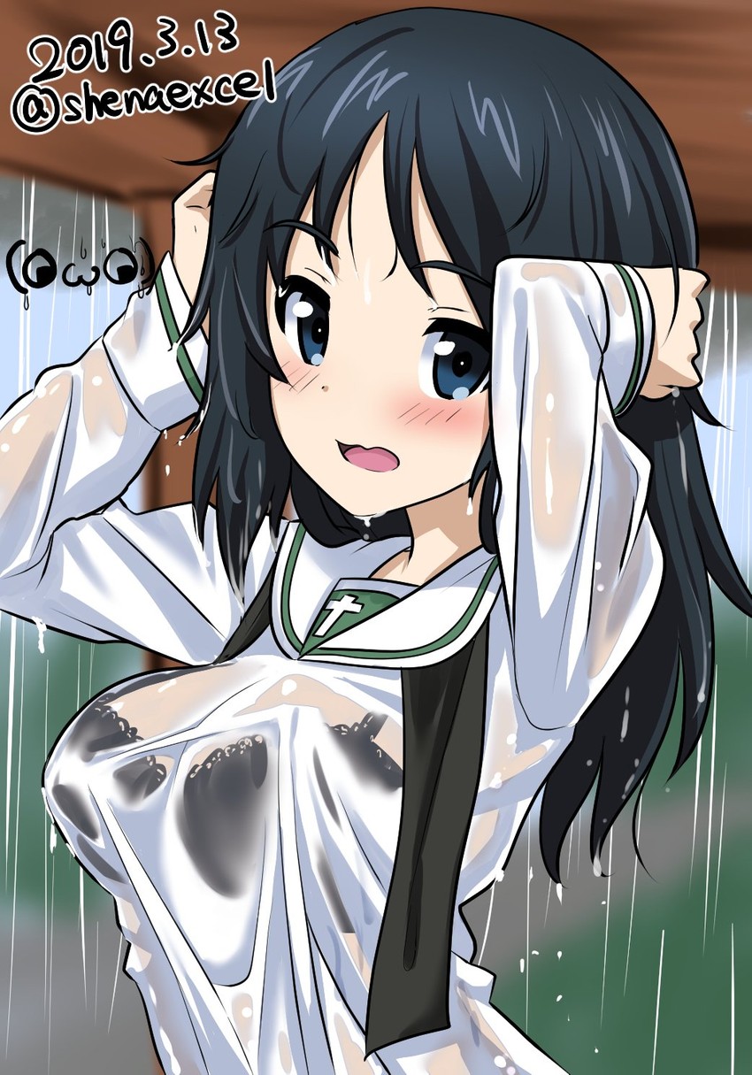 yamagou ayumi (girls und panzer) drawn by shiina_excel
