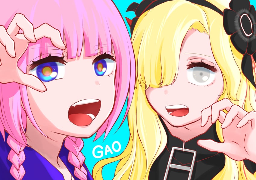 isekaijoucho and kaf (kamitsubaki studio) drawn by memori_(egachachachan)