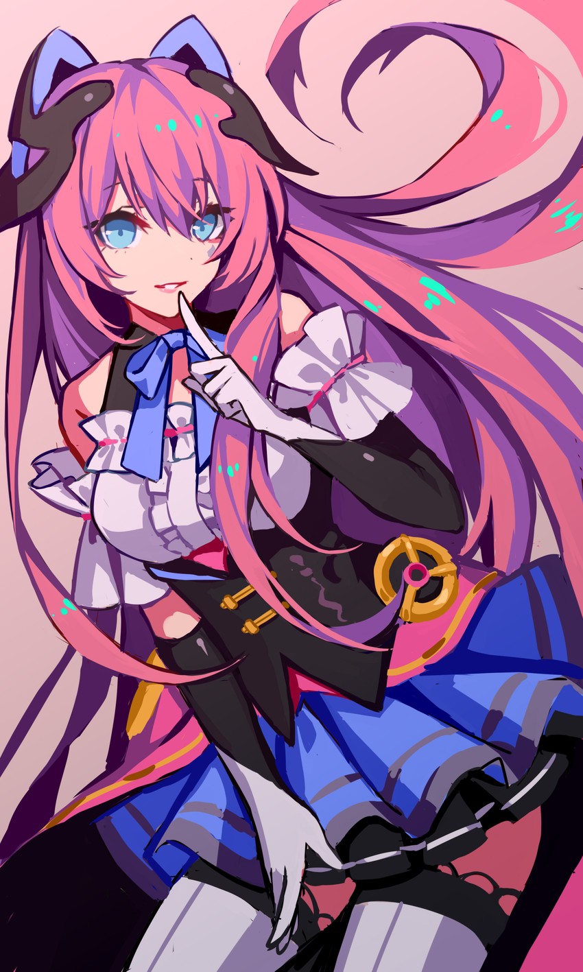 megurine luka and magical mirai luka (vocaloid and 1 more) drawn by kazenemuri