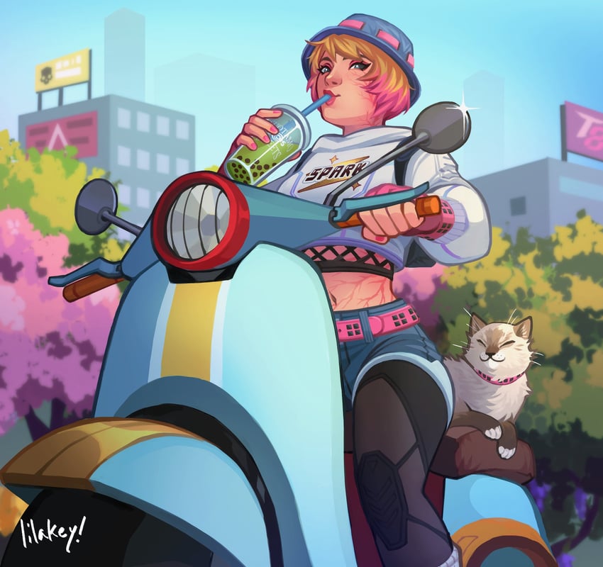 wattson, static trainers wattson, and nikola (apex legends) drawn by lila_(lilakeylk)