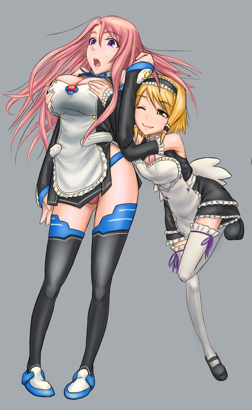 rui and setsu (dream c club) drawn by kusakabe_makoto