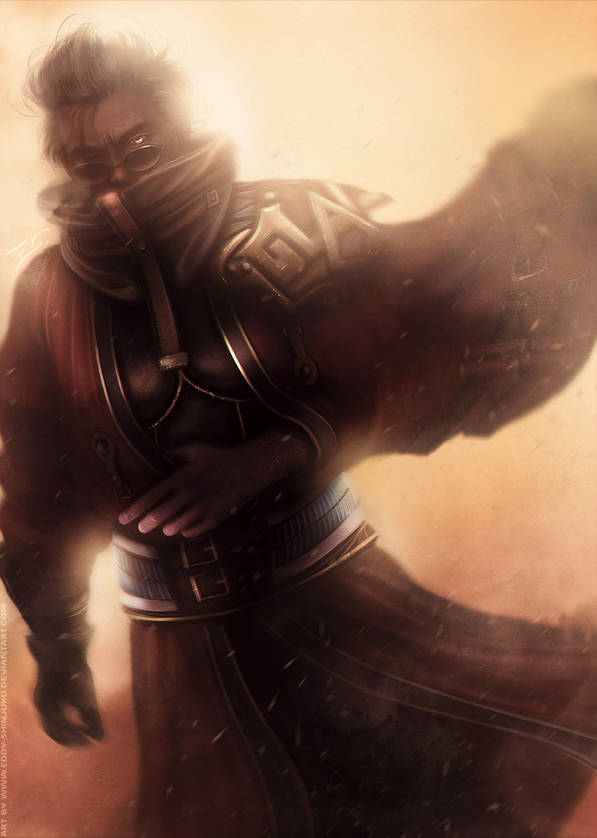auron (final fantasy and 1 more) drawn by eddy_shinjuku