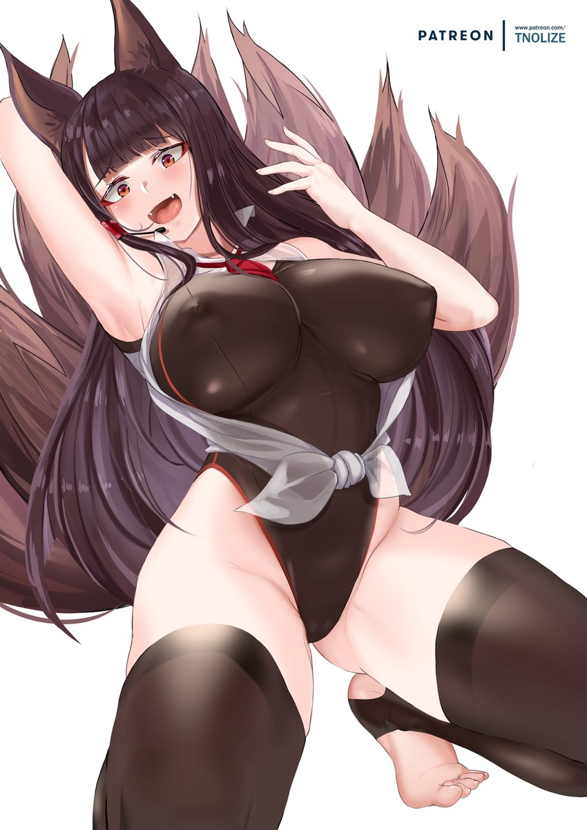 akagi (azur lane) drawn by tnolize