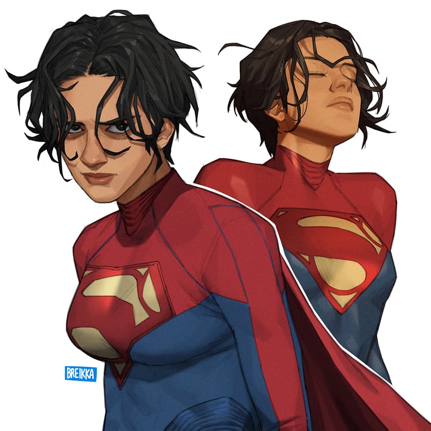 supergirl and sasha calle (dc comics and 3 more) drawn by breikka