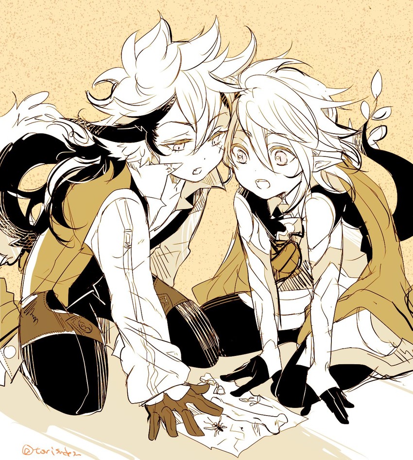 male corrin and keaton (fire emblem and 1 more) drawn by torisudesu