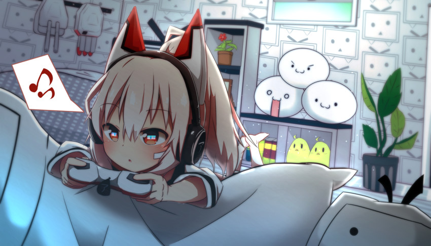 manjuu, ayanami, terebi-chan, and shoboon (azur lane and 2 more) drawn by idaten93