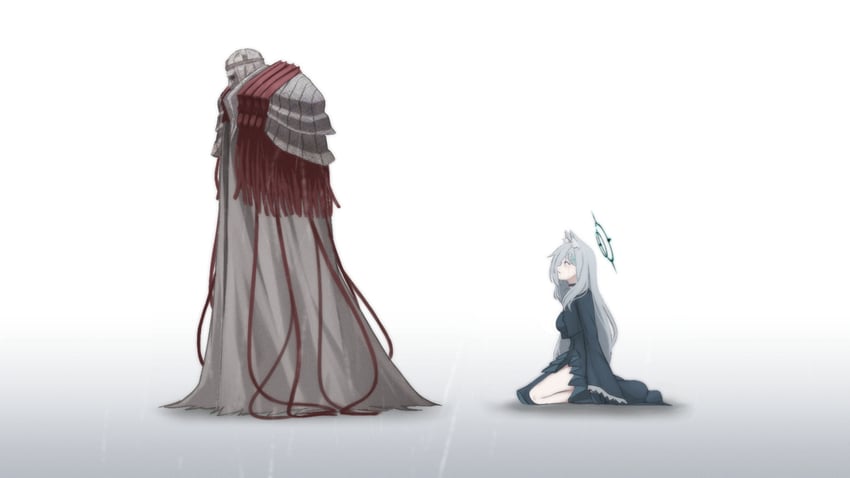 shiroko, shiroko terror, and phrenapates (blue archive) drawn by junu_(jwoo5627)