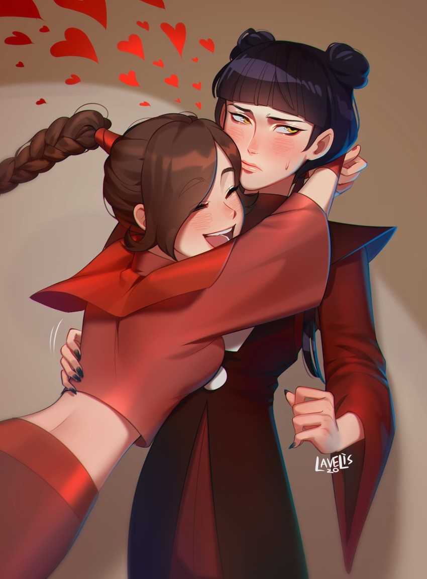 ty lee and mai (avatar legends and 1 more) drawn by lavelis