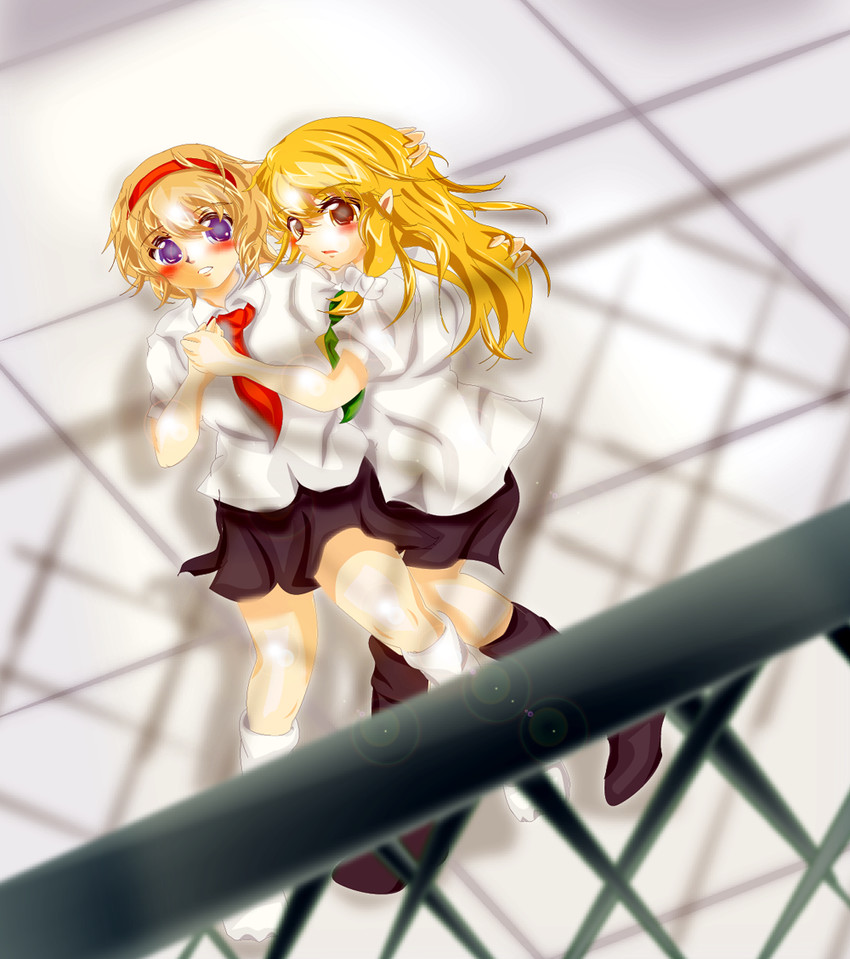 kirisame marisa and alice margatroid (touhou) drawn by chi-chi_(pixiv984250)