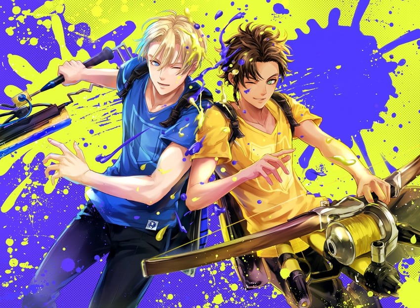 dimitri alexandre blaiddyd and claude von riegan (fire emblem and 3 more) drawn by saku_(soreca49)