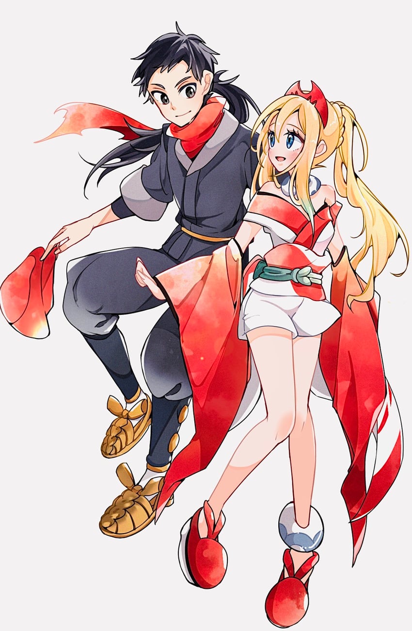 irida and rei (pokemon and 1 more) drawn by cocoa_s3