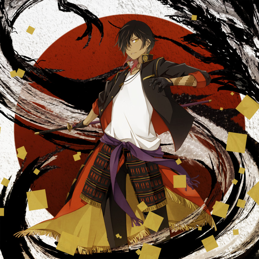 ookurikara (touken ranbu) drawn by umino_mokuzu_(shizumisou)
