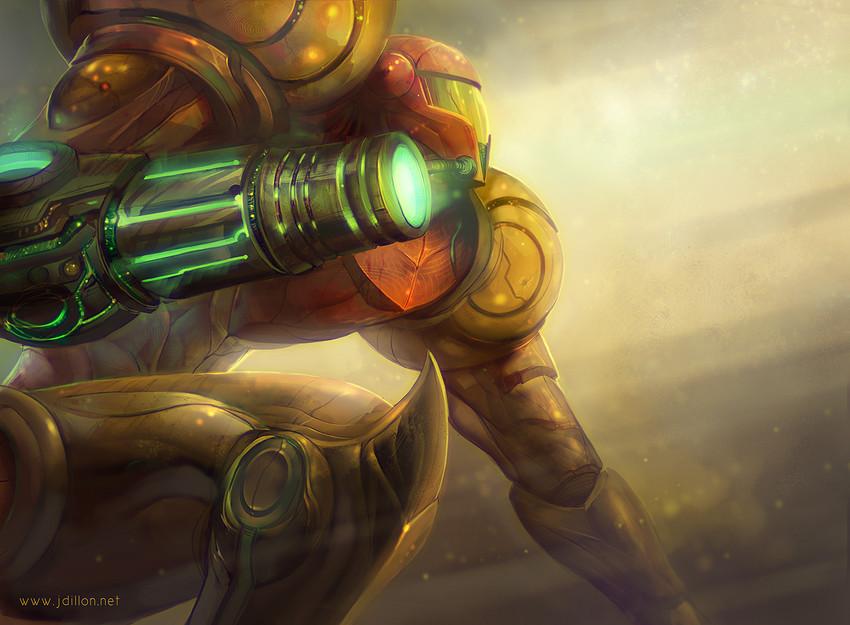 samus aran (metroid) drawn by julie_dillon
