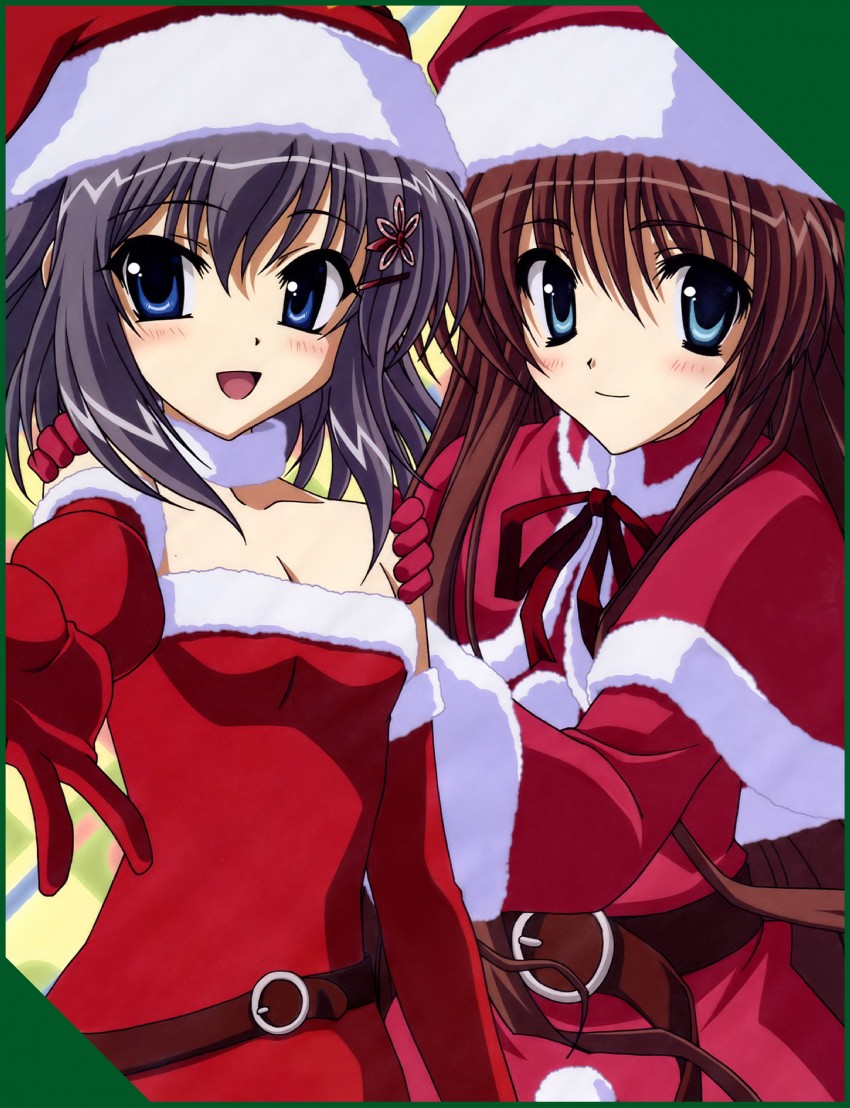 nagase minato and katagiri yuuhi (akane-iro ni somaru saka) drawn by yanagi_shinsuke