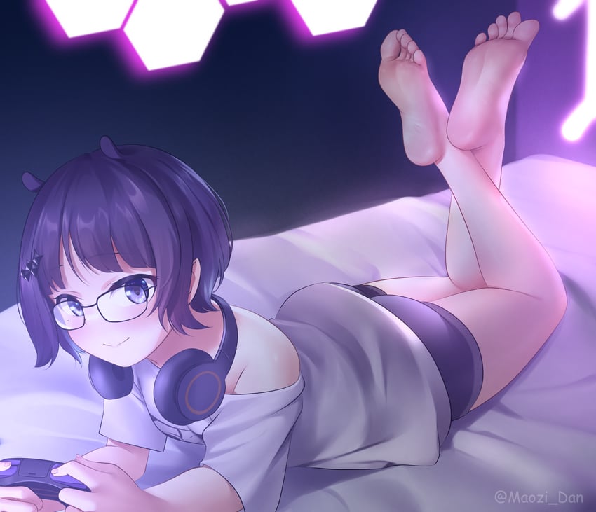 ninomae ina'nis (hololive and 1 more) drawn by maozi_dan