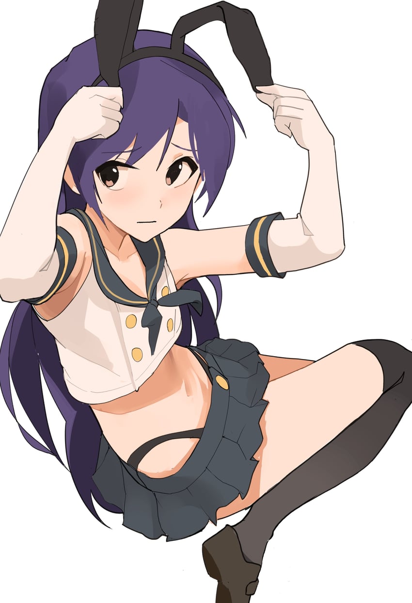 shimakaze and kisaragi chihaya (kantai collection and 3 more) drawn by ch2haya_p