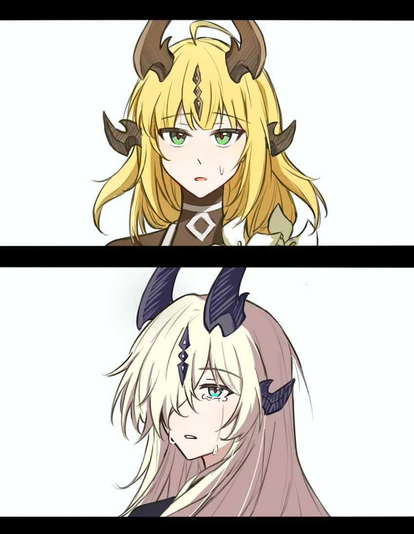 reed, reed the flame shadow, and necrass (arknights) drawn by fengqing28451