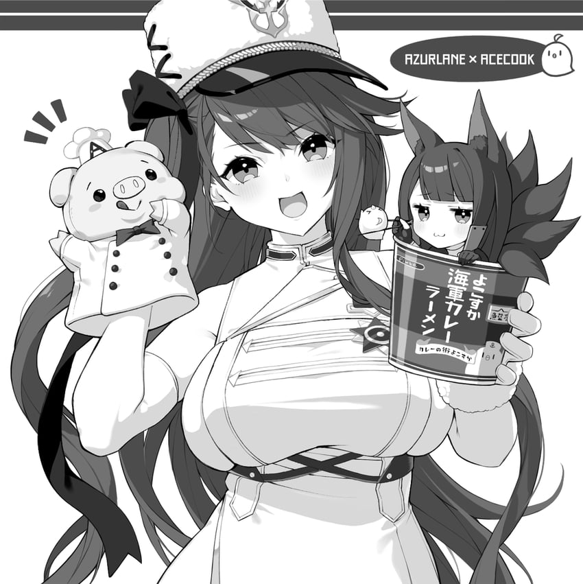 manjuu, akagi, and pamiat merkuria (azur lane) drawn by piwka