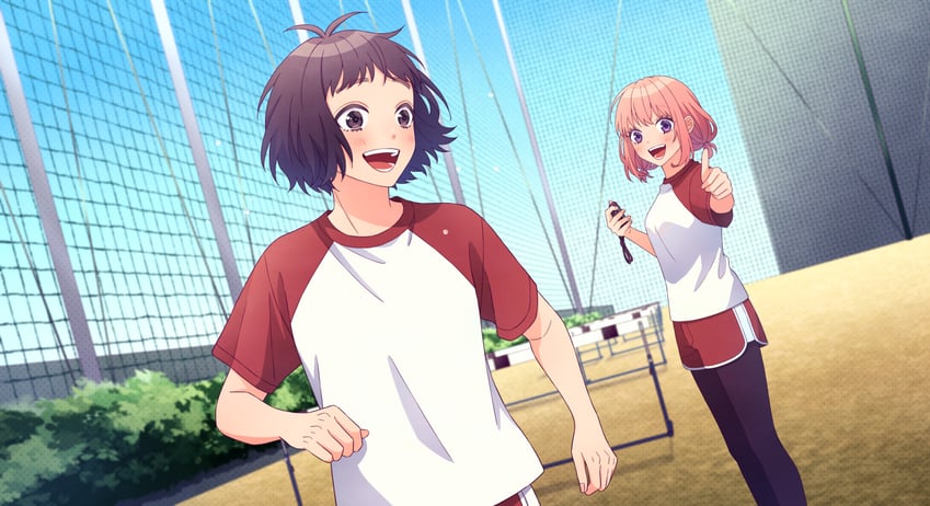 setoguchi hina and suzumi hiyori (kokuhaku jikkou iinkai and 2 more) drawn by tamakingx422x