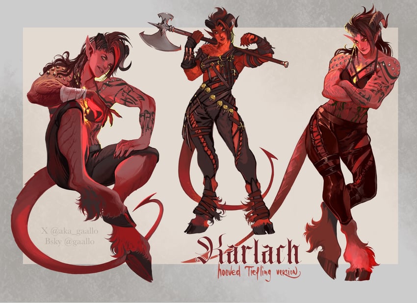 karlach (dungeons & dragons and 2 more) drawn by aka_gaallo