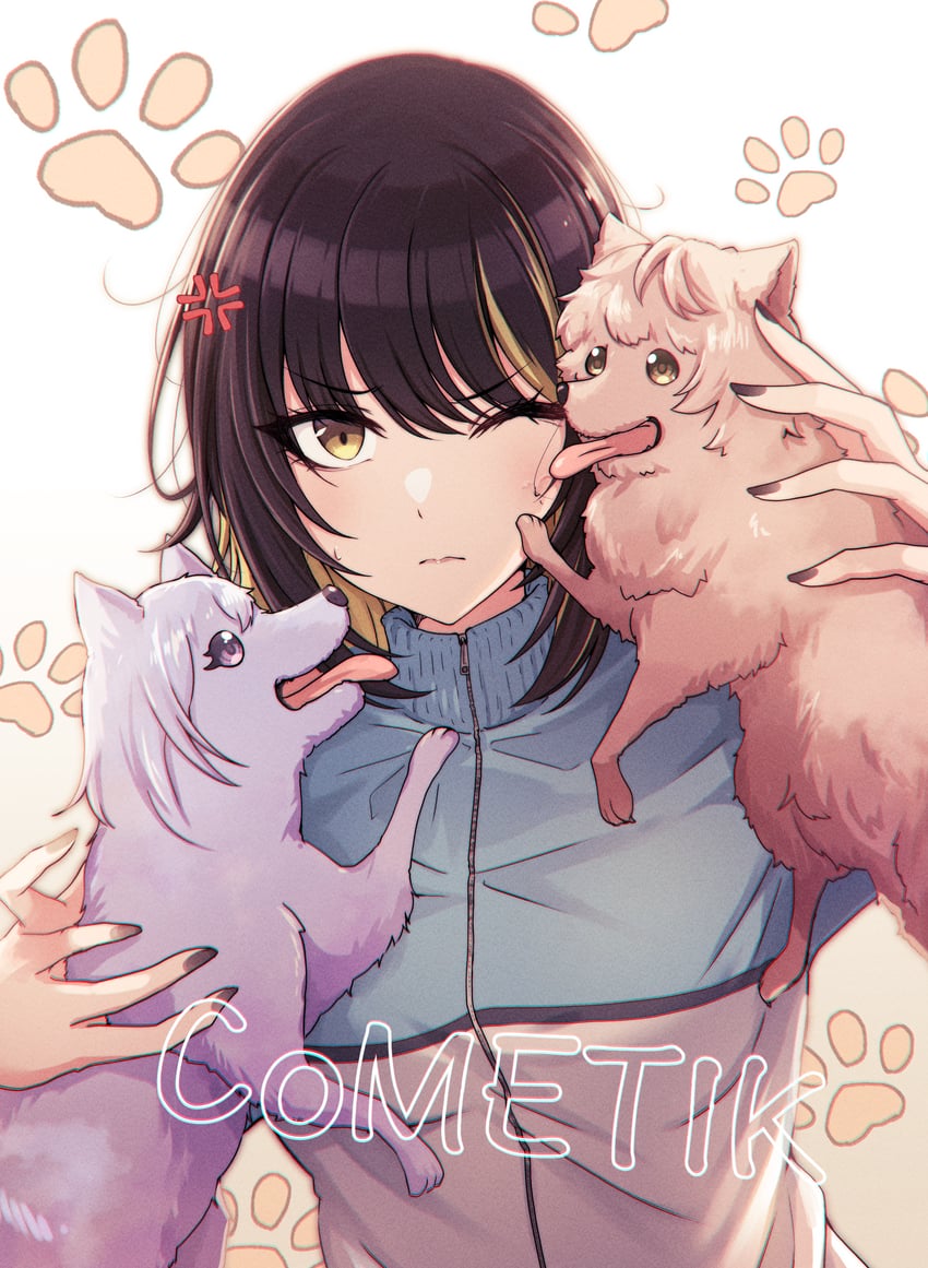 ikaruga luca, suzuki hana, and ikuta haruki (idolmaster and 1 more) drawn by kusaka_io