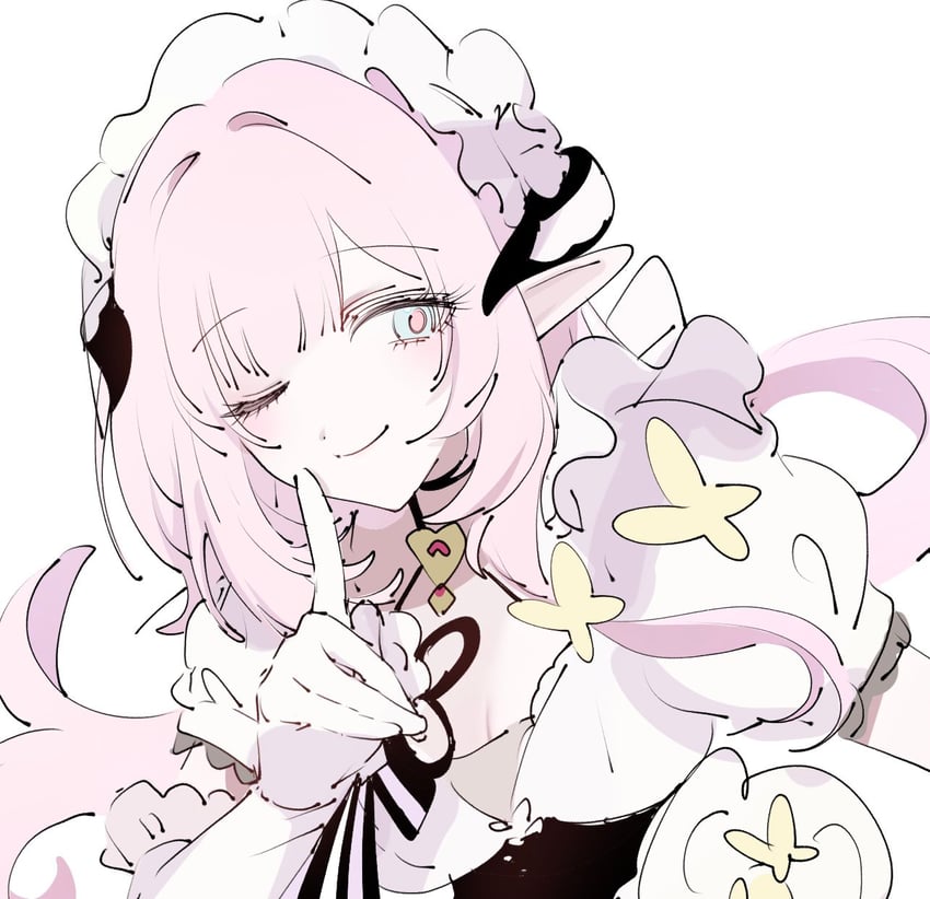 elysia (honkai and 1 more) drawn by c_uino