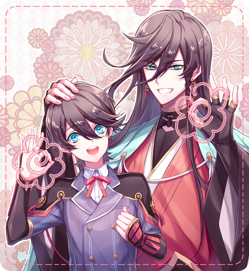 izumi-no-kami kanesada and horikawa kunihiro (touken ranbu) drawn by fylus