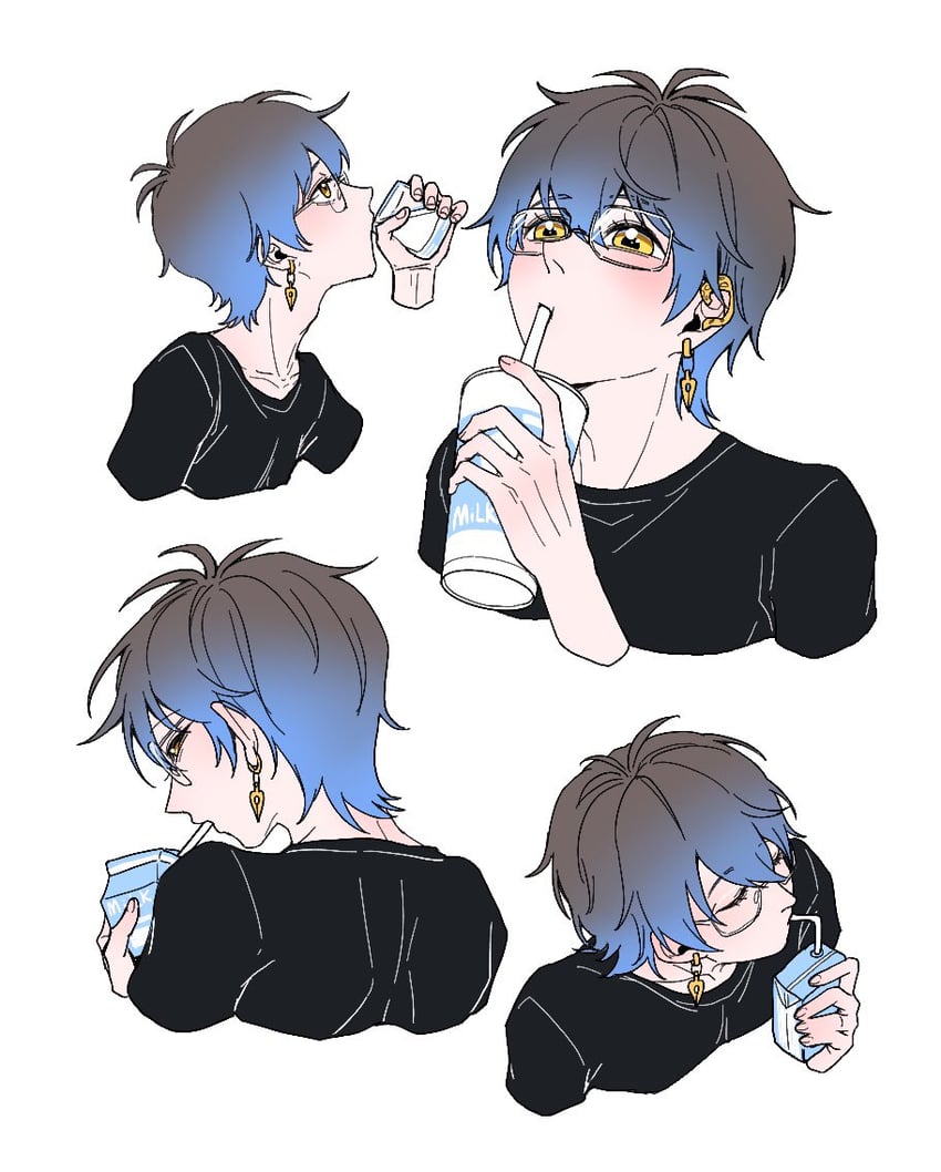ike eveland (nijisanji and 1 more) drawn by fouqi