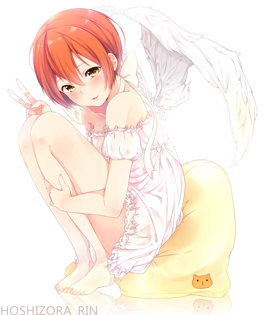 hoshizora rin (love live! and 1 more) drawn by umeno
