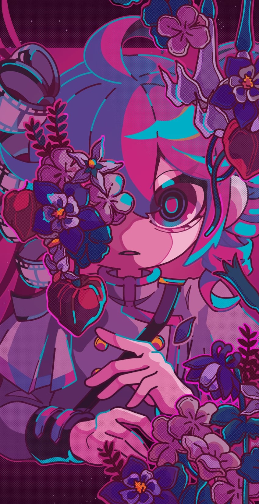 kasane teto (utau and 1 more) drawn by urupa_pp