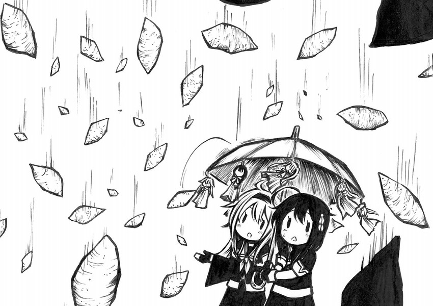 shigure, shigure kai ni, shiratsuyu, and shiratsuyu kai ni (kantai collection) drawn by todoroki